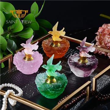2022 Latest New Design Modern Nordic Perfume Gift Sets Olive Fragrance Oil Crystal Bottle Cosmetics Packing