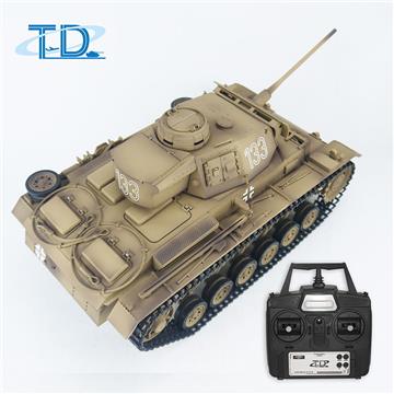 2.4Ghz 1/16 GermanPanther3 RC Tank Sound+Smoke+Shooting Customized Paint Tank Toy