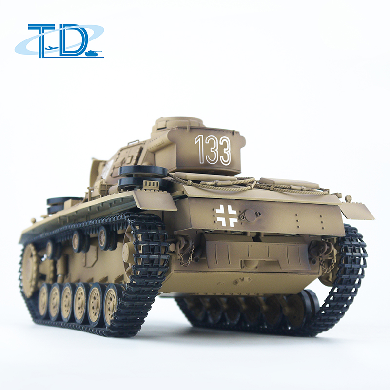 2.4Ghz 1/16 GermanPanther3 RC Tank Sound+Smoke+Shooting Customized Paint Tank Toy