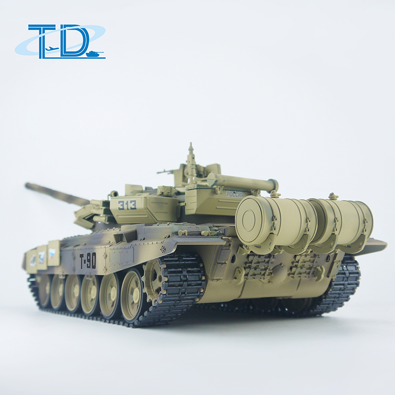 2.4Ghz 1/16 RUSSIAT-90 RC Tank Sound+Smoke+Shooting Customized Paint Tank Toy
