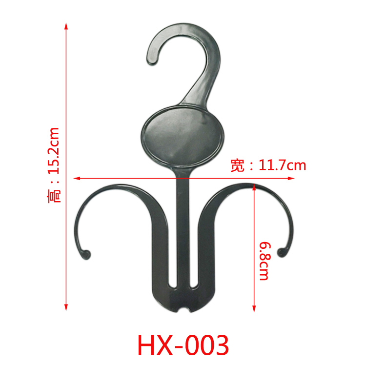 Clothes hanger hook for high quality plastic display shoes in Europe