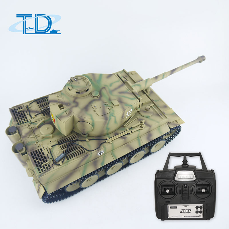 2.4Ghz 1/16 Tige I mid RC Tank Sound+Smoke+Shooting Customized Paint