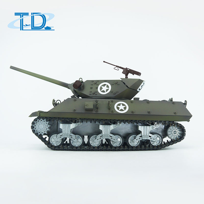 2.4Ghz 1/16 U.S.A  "Sherman"M10 RC Tank Sound+Smoke+Shooting Customized Paint