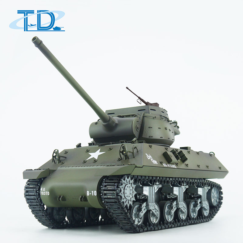 2.4Ghz 1/16 U.S.A  "Sherman"M36B1 RC Tank Sound+Smoke+Shooting Customized Paint