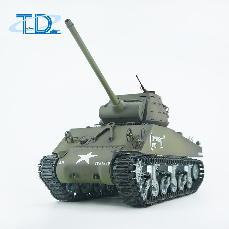 2.4Ghz 1/16 U.S.A  "Sherman"M36 RC Tank Sound+Smoke+Shooting Customized Paint