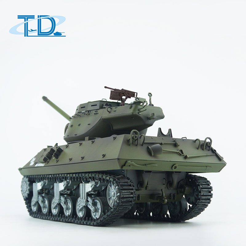 2.4Ghz 1/16 U.S.A  "Sherman"M36B1 RC Tank Sound+Smoke+Shooting Customized Paint