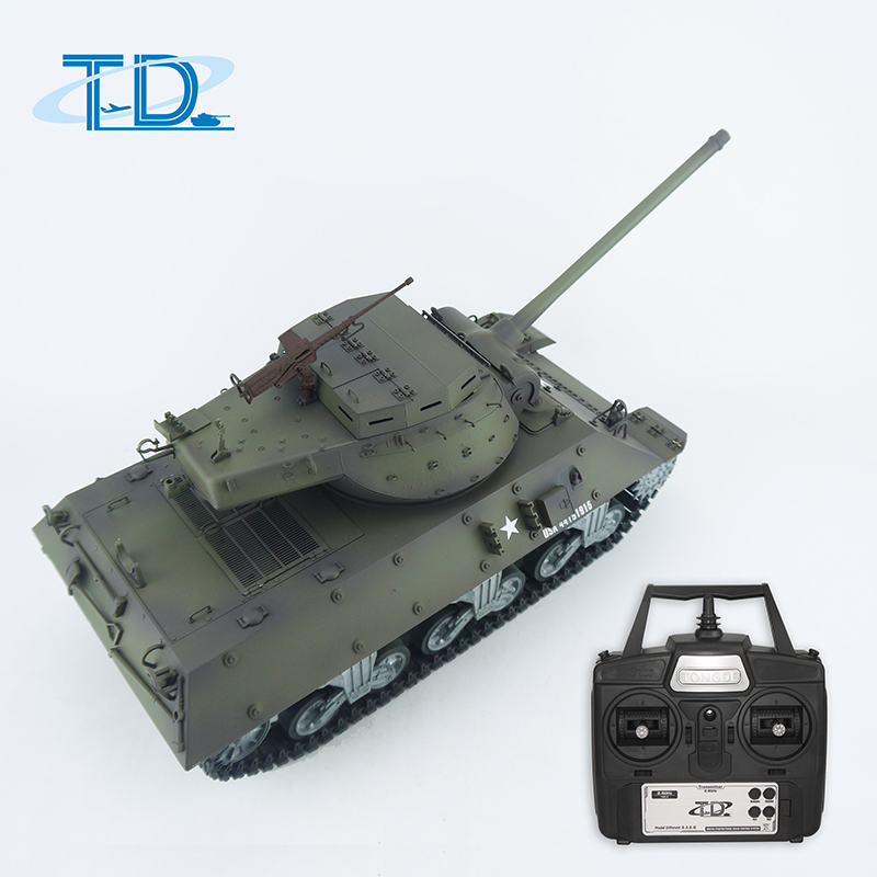 2.4Ghz 1/16 U.S.A  "Sherman"M36B1 RC Tank Sound+Smoke+Shooting Customized Paint