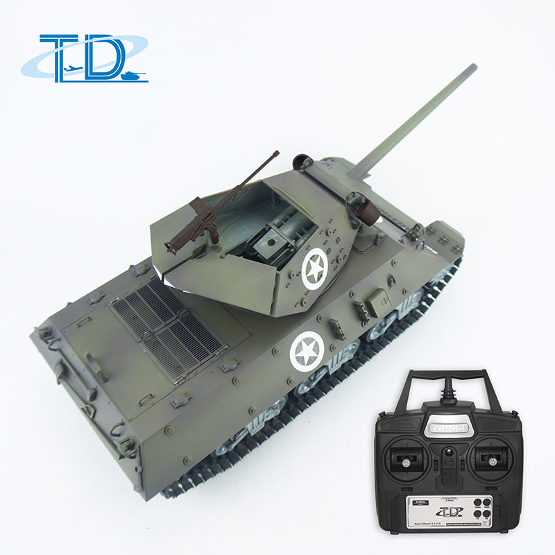 2.4Ghz 1/16 U.S.A  "Sherman"M10 RC Tank Sound+Smoke+Shooting Customized Paint