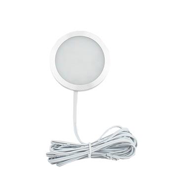 Led Puck Light Dc12v High Quality Cheap Multi-Function Kitchen Ultra Thin Round Silve Cabinet Light