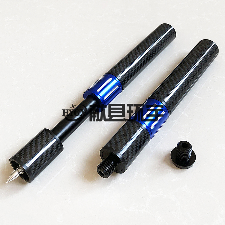 Billiards club carbon fiber extension handle