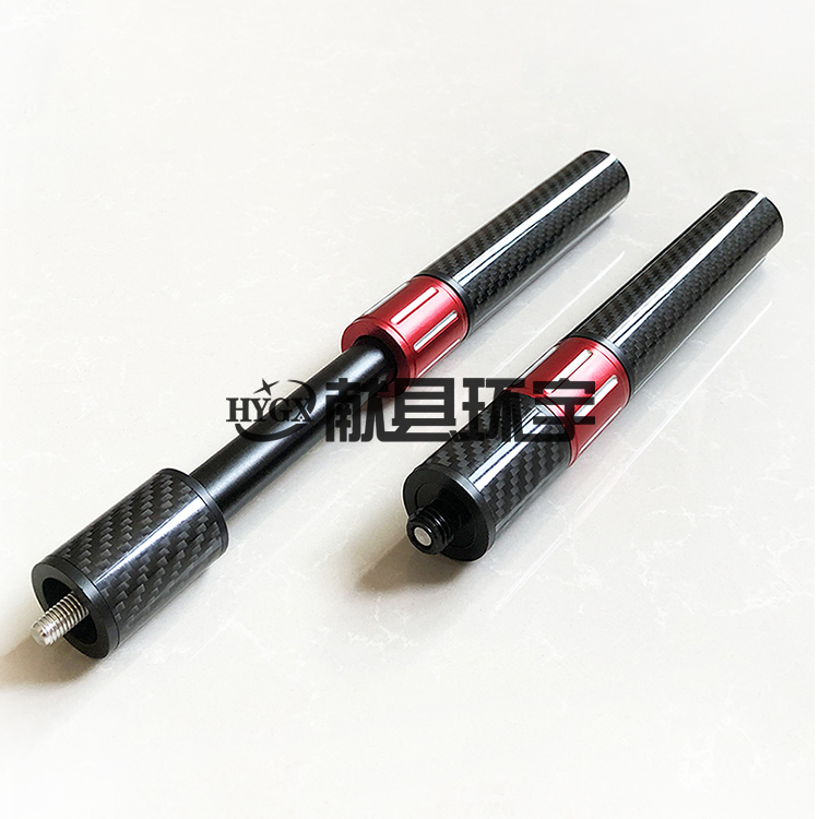 Billiards club carbon fiber extension handle