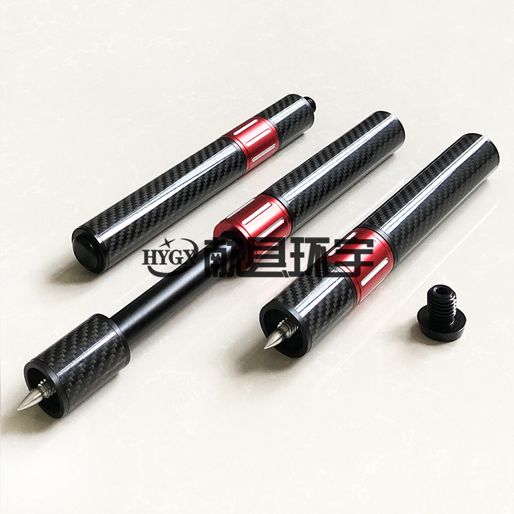 Billiards club carbon fiber extension handle