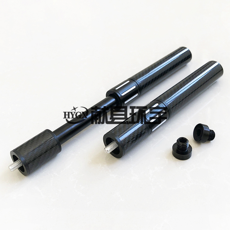 Billiards club carbon fiber extension handle
