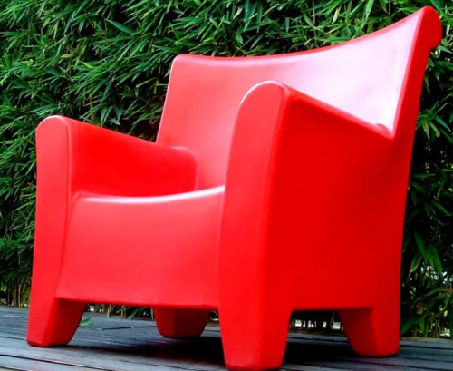 Outdoor sofa Park garden sofa Plastic sofa PE material Yuge plastic customization